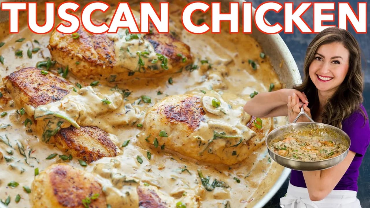 Easy Tuscan Chicken Recipe