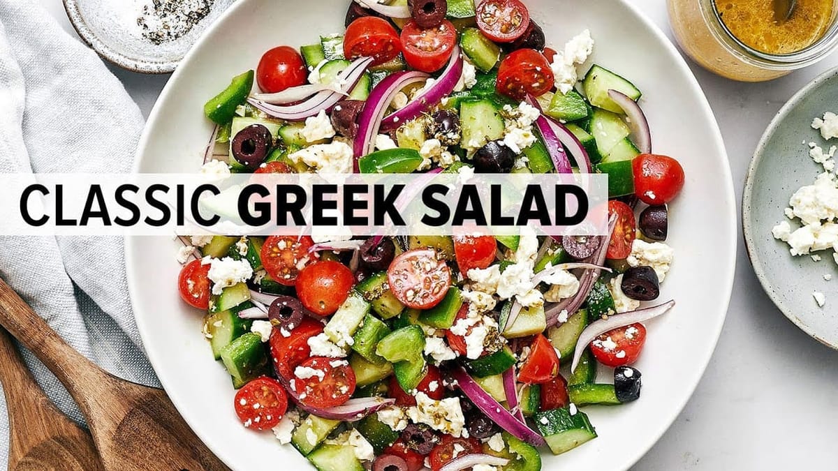 Deliciously Simple Greek Salad Recipe