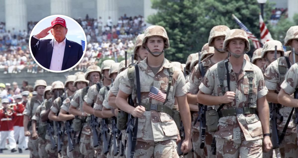 Trump Announces ‘Biggest Ever’ Military Parade Scheduled For His Birthday