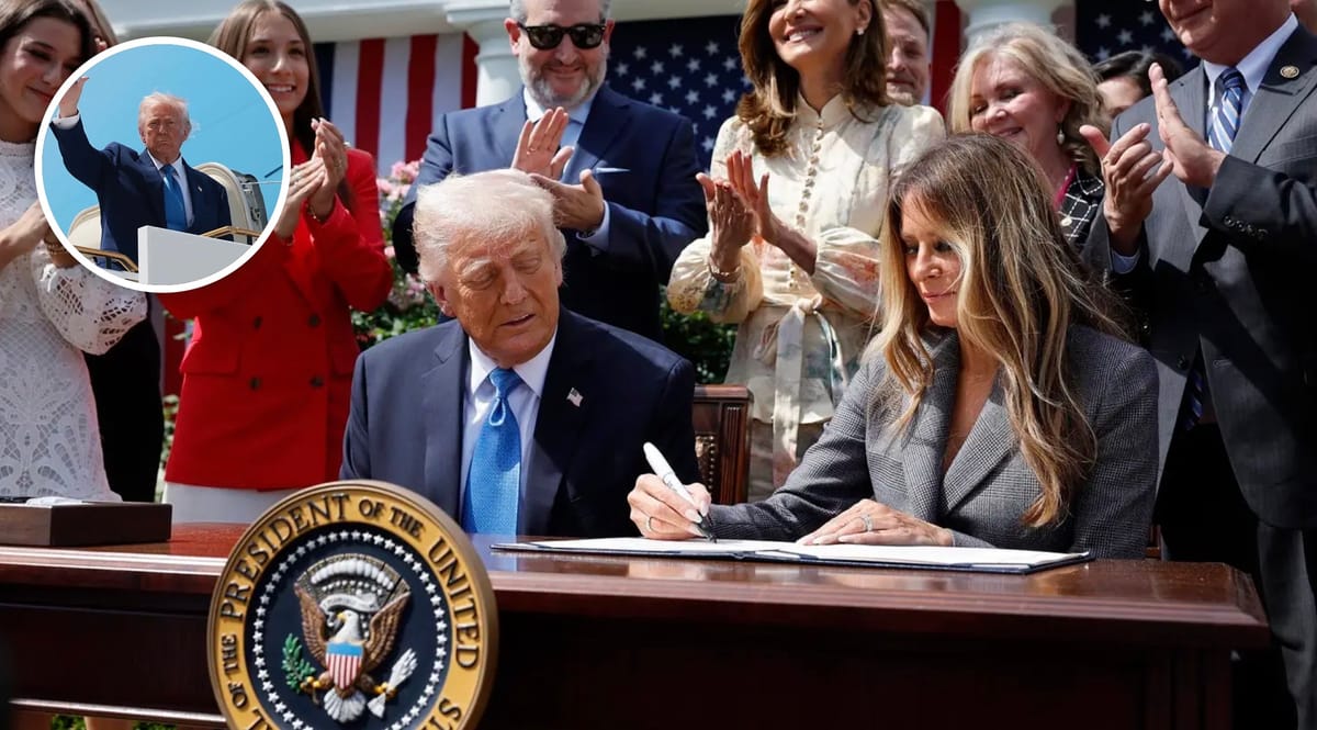 Melania Trump champions new law signed by President Trump protecting young people online