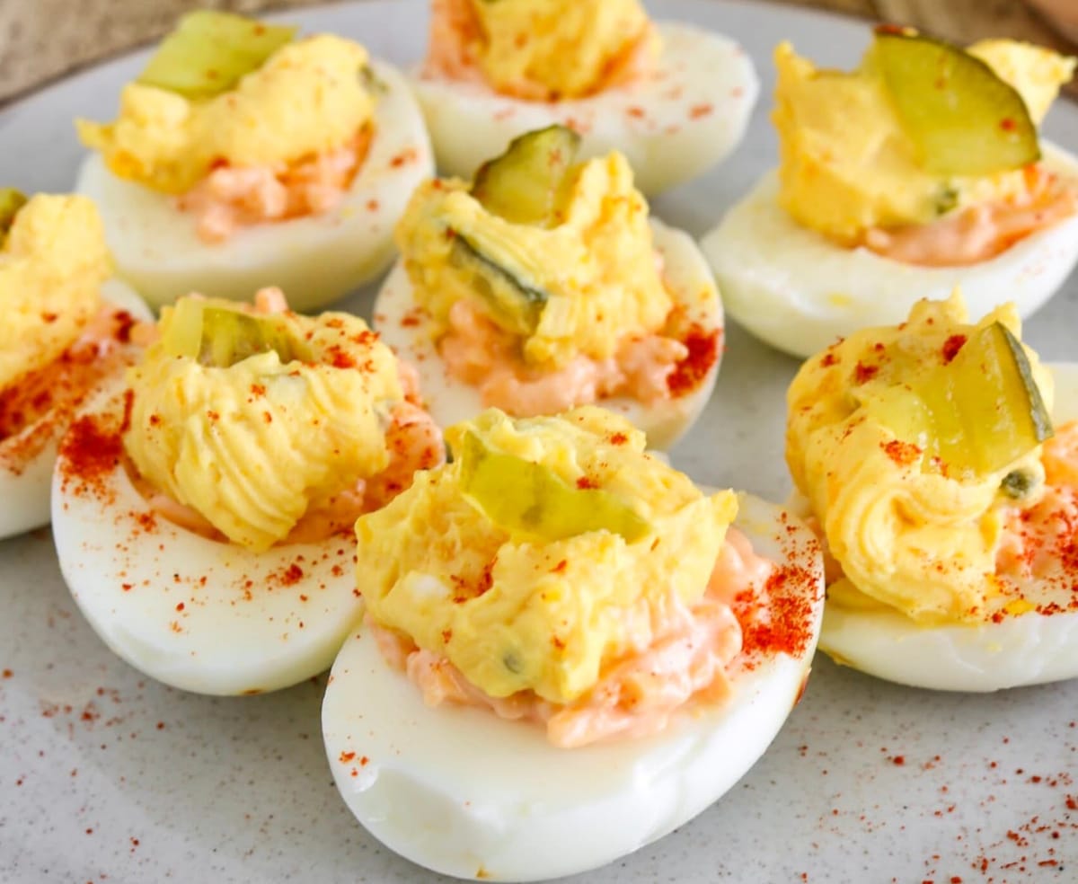 Pimento Cheese Deviled Eggs