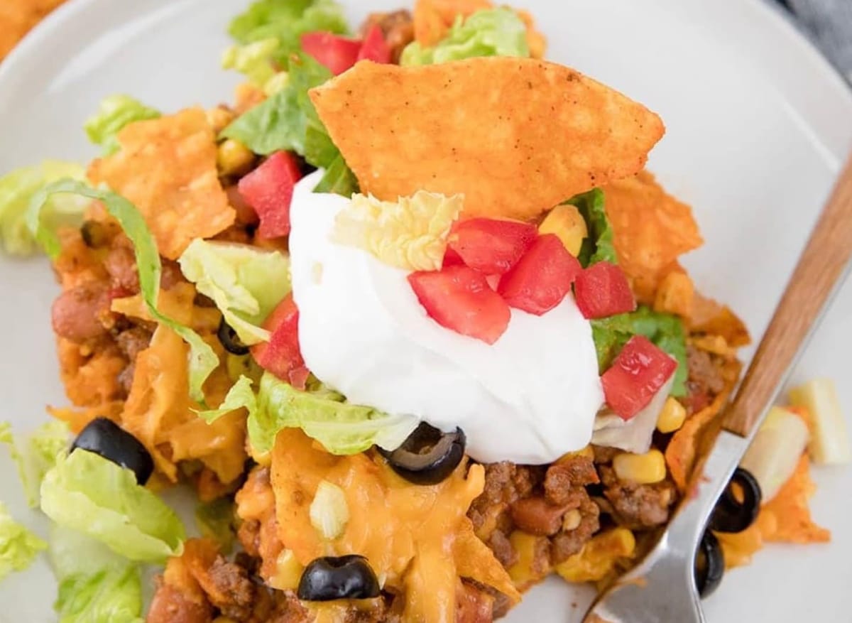 Dorito Taco Salad Casserole