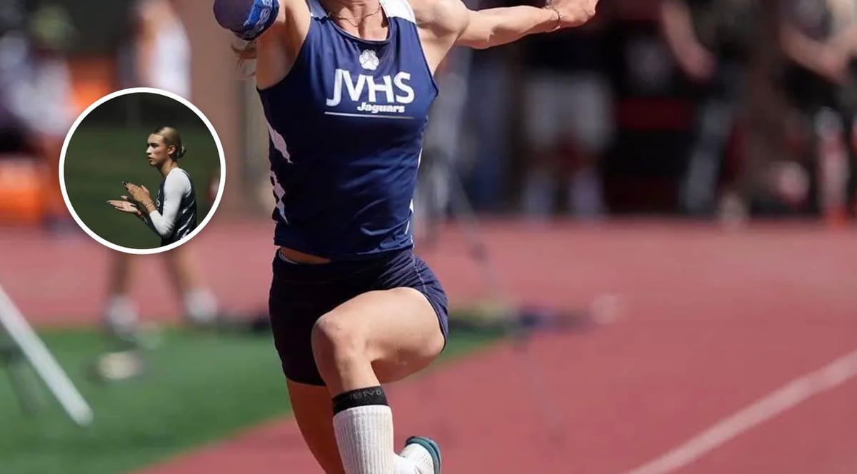 Violence erupts at California girls track championship as plane flies controversial transgender banner overhead