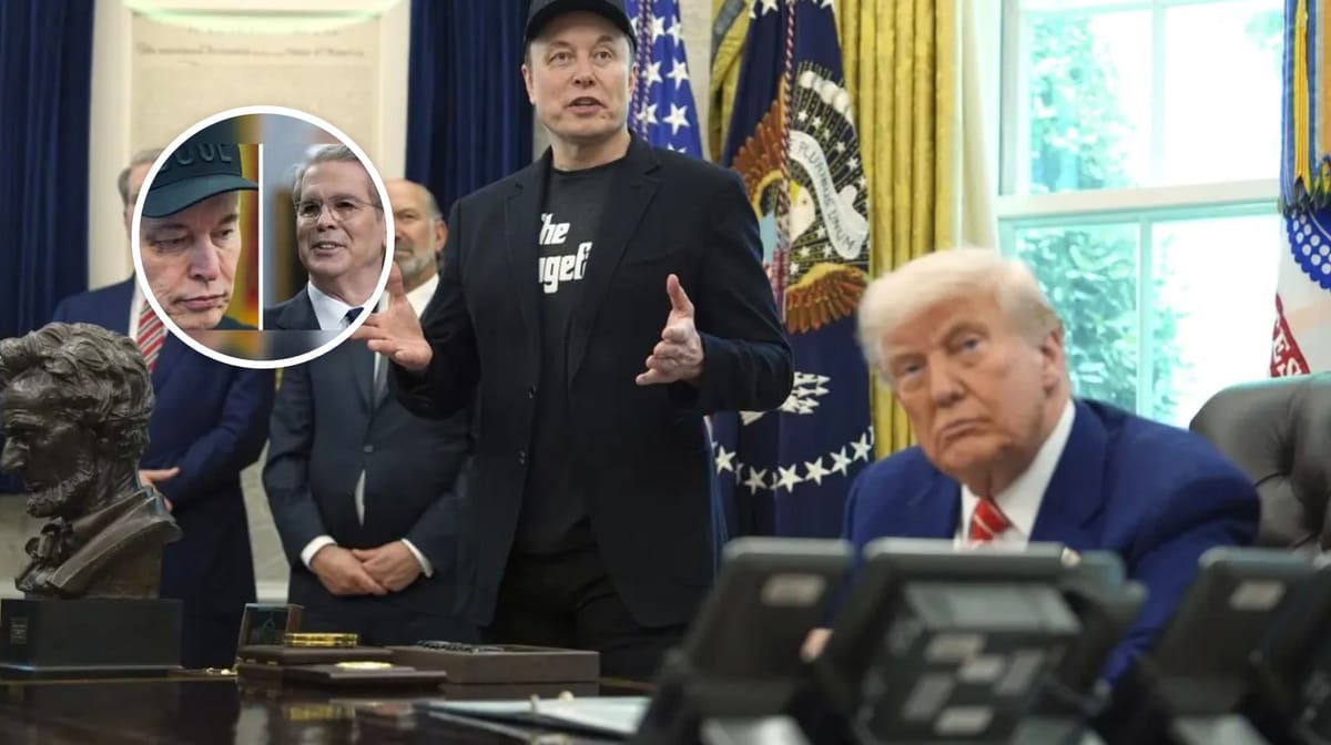 Trump backed Treasury Secretary after Elon Musk violently shoved Scott Bessent in White House hallway over budget failure