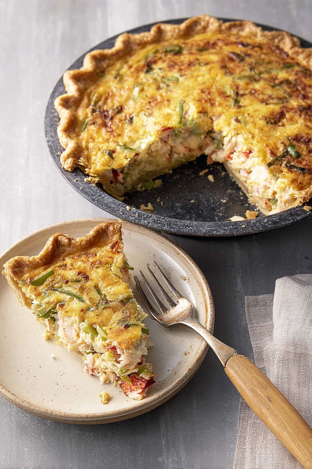Lobster Quiche with Gruyere (Maine Lobster)