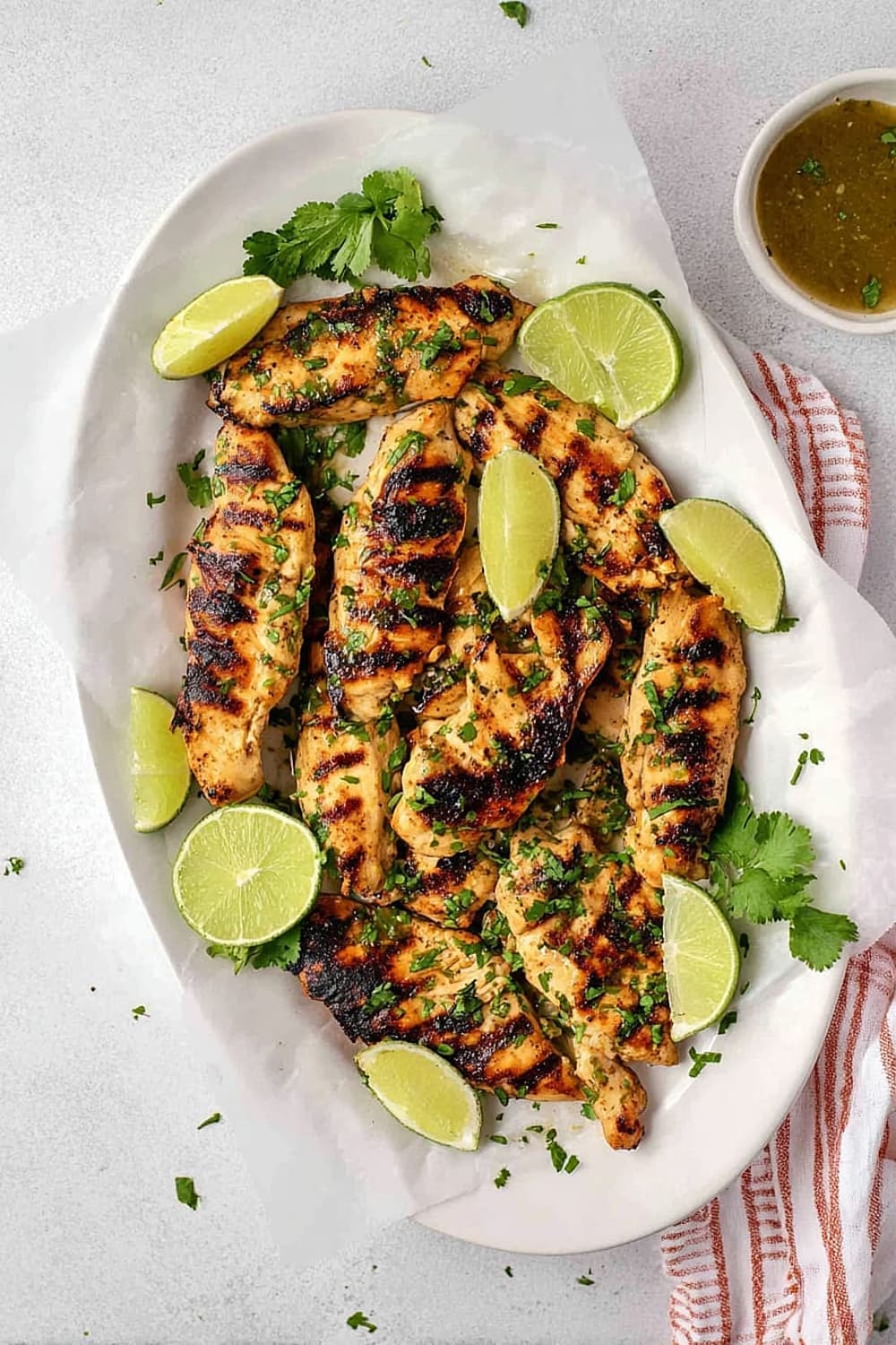 Grilled Cilantro Lime Ginger Chicken