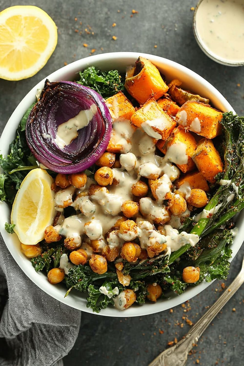 Sweet Potato Chickpea Buddha Bowl