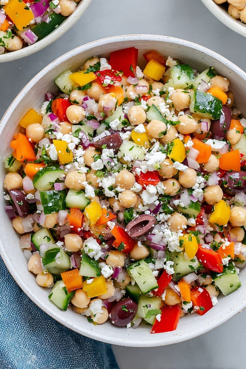 Mediterranean Dense Bean Salad (Viral TikTok Recipe)