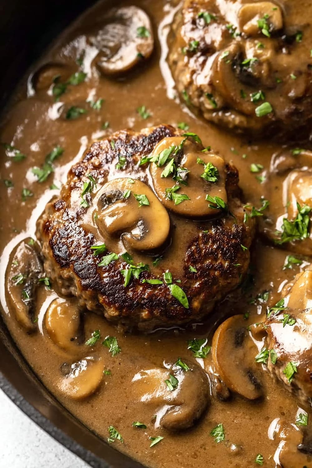 Salisbury Steak with Mushroom Gravy