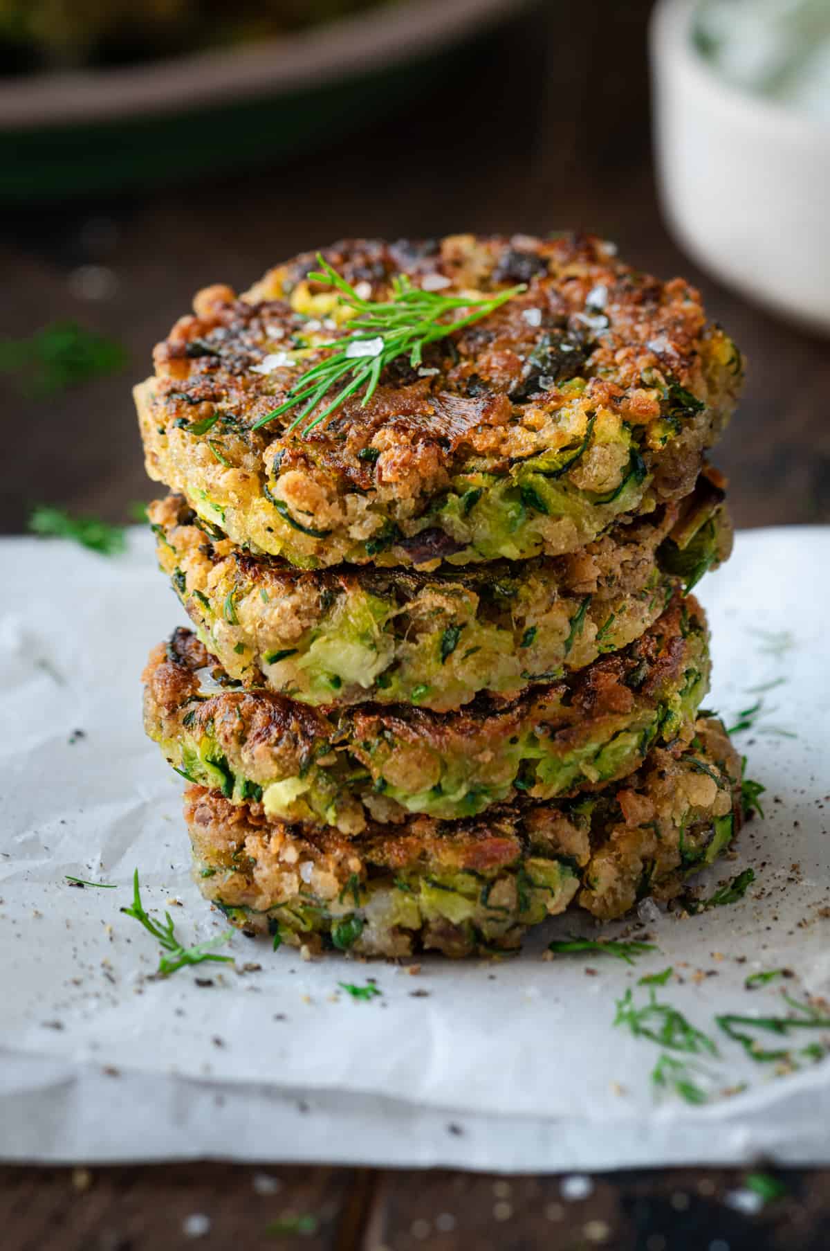 Vegan Zucchini Fritters