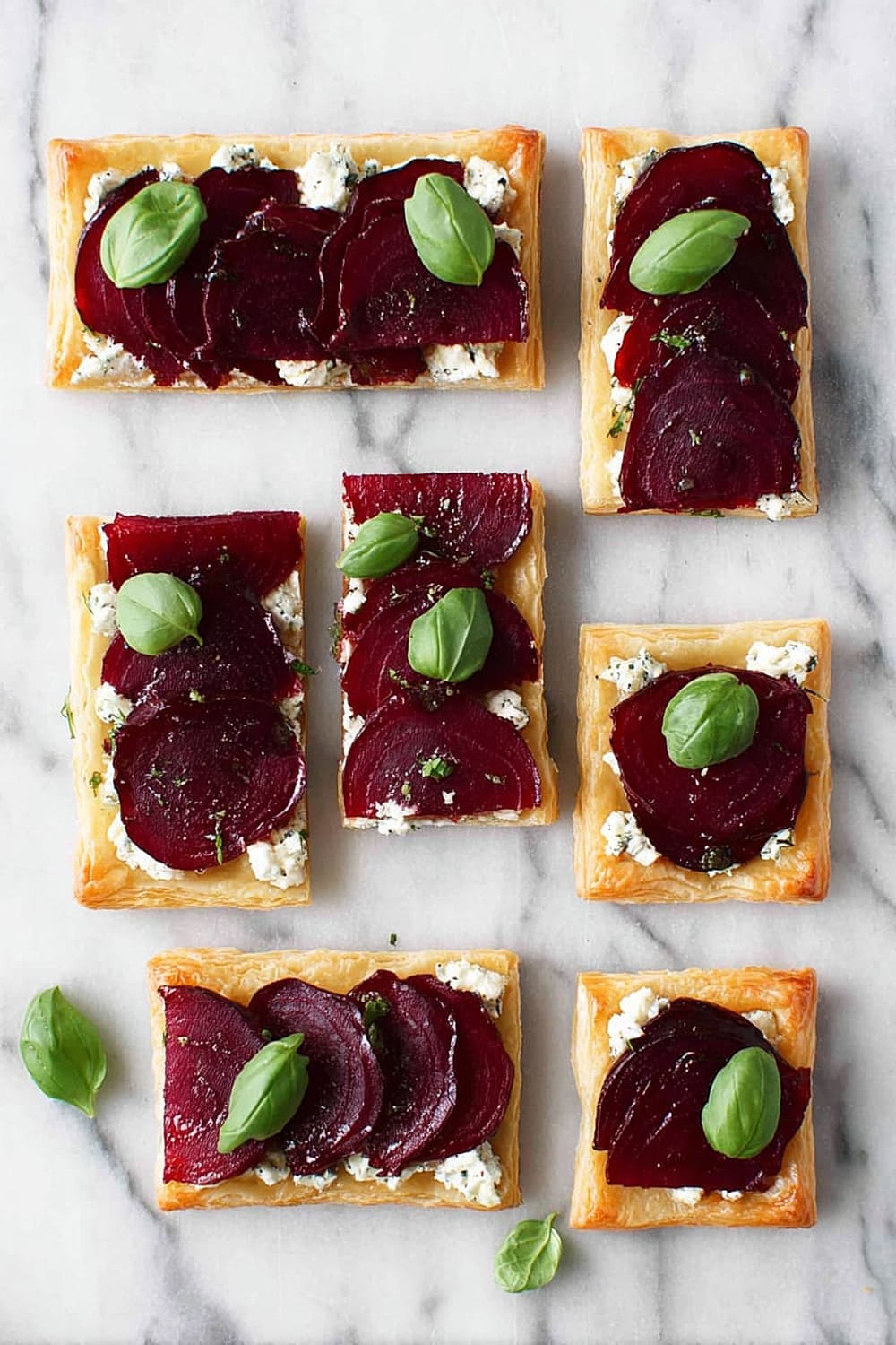 Beet and Goat Cheese Tart (5 ingredients!)