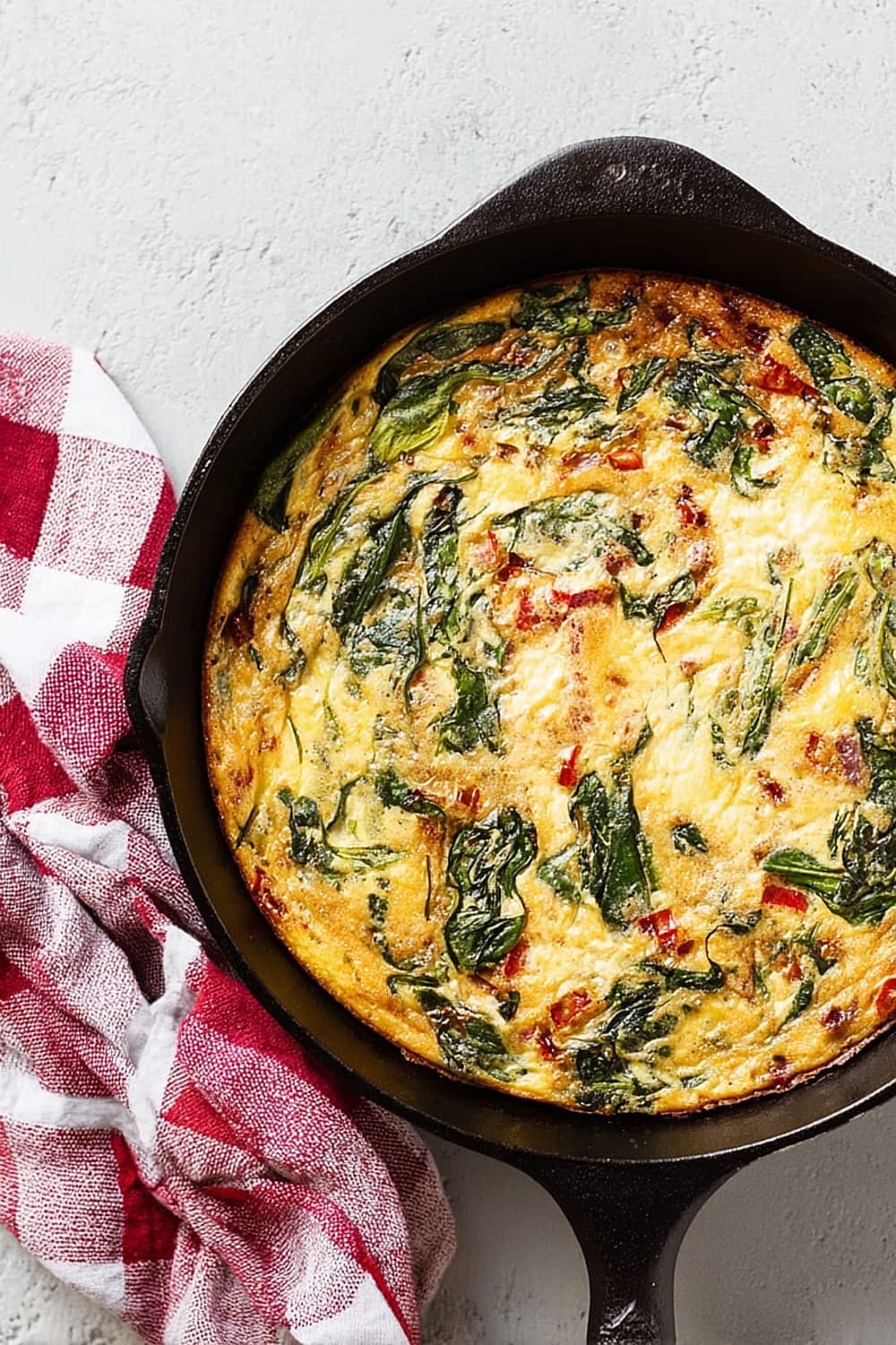 No-Chop, High-Protein Veggie Frittata