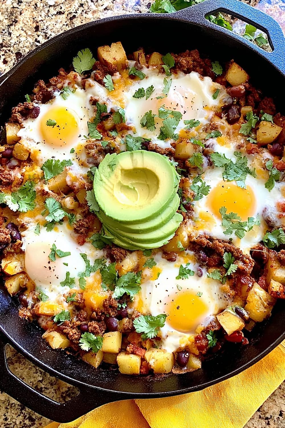 Hearty Mexican Breakfast Skillet