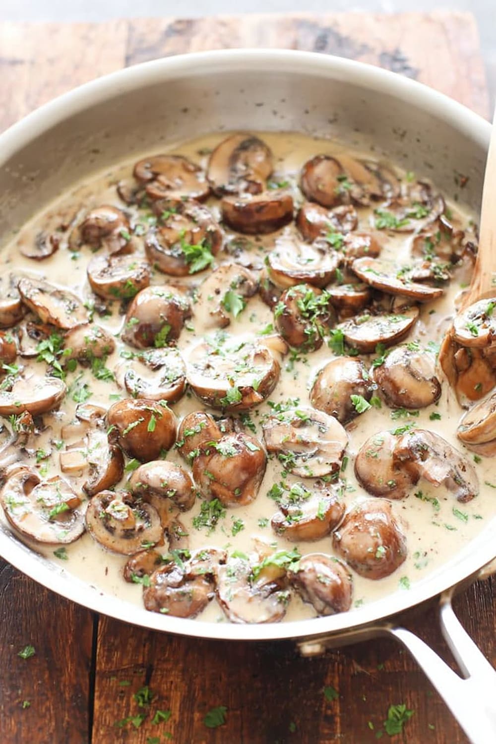 Easy Creamy Mushrooms