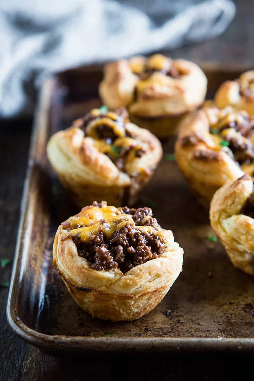 Easy BBQ Beef Biscuit Cups