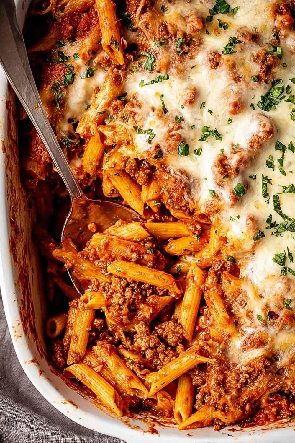 Easy Cheesy Baked Ziti