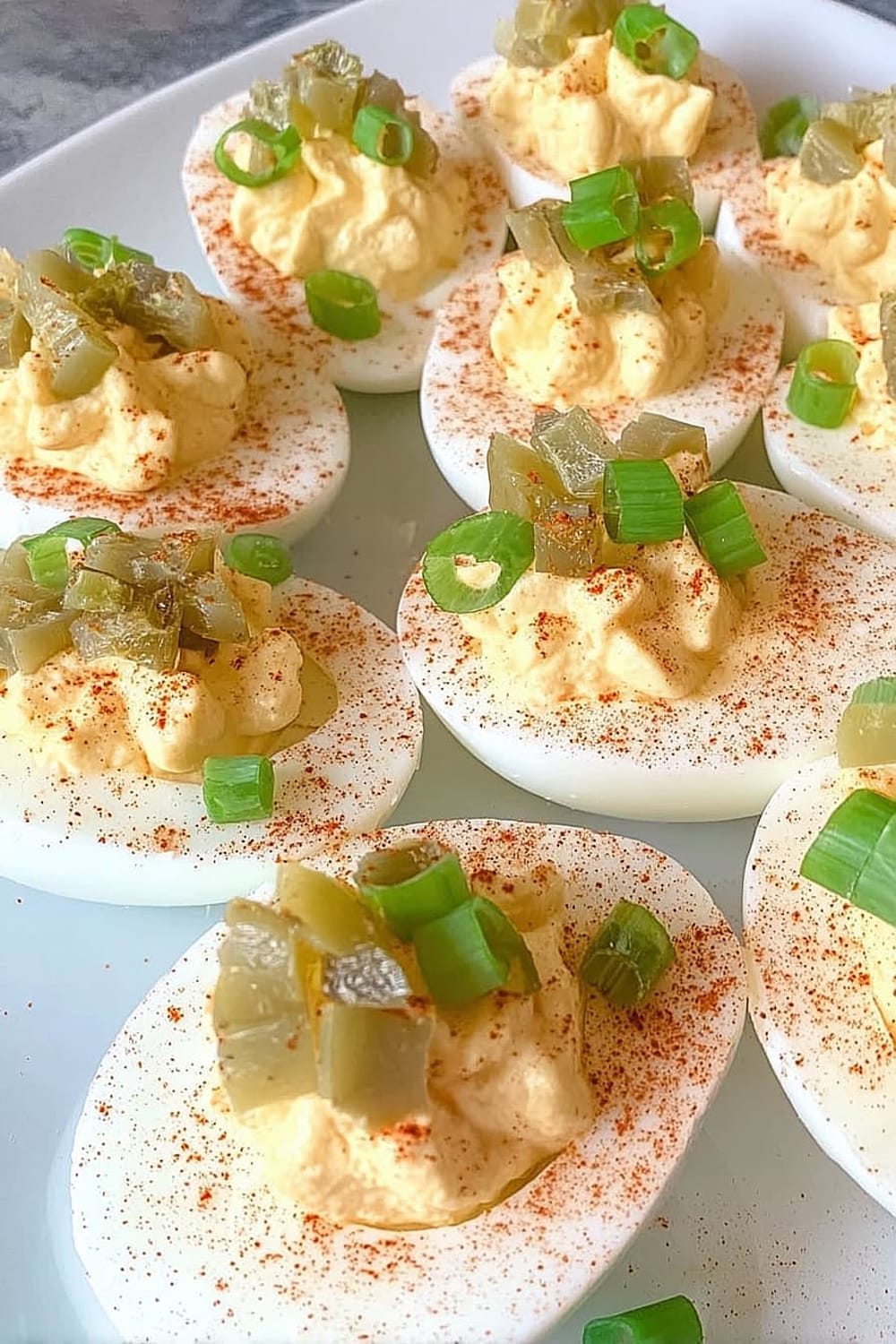 Southern Deviled Eggs with Pickle Relish