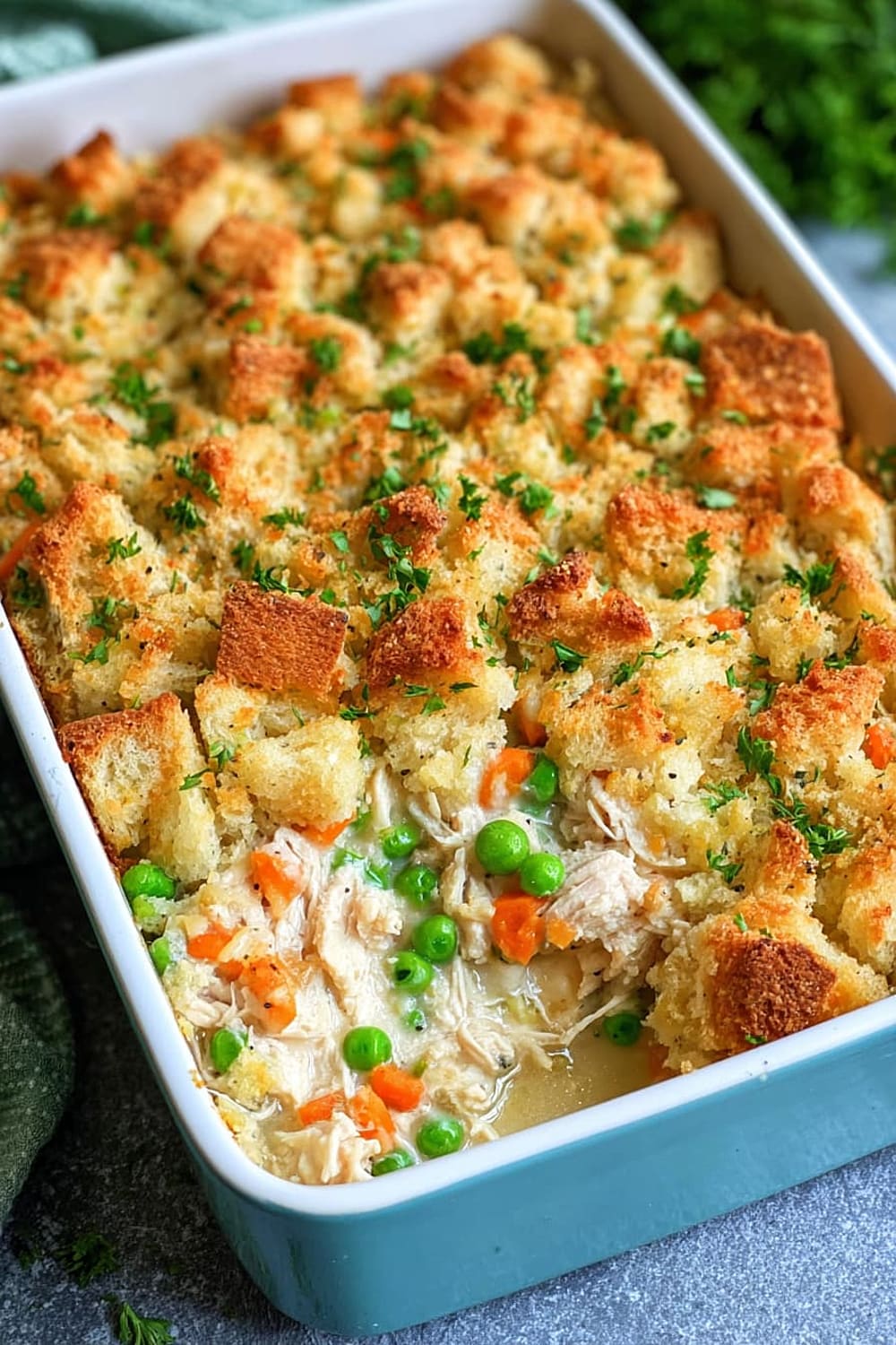 Chicken Stuffing Casserole