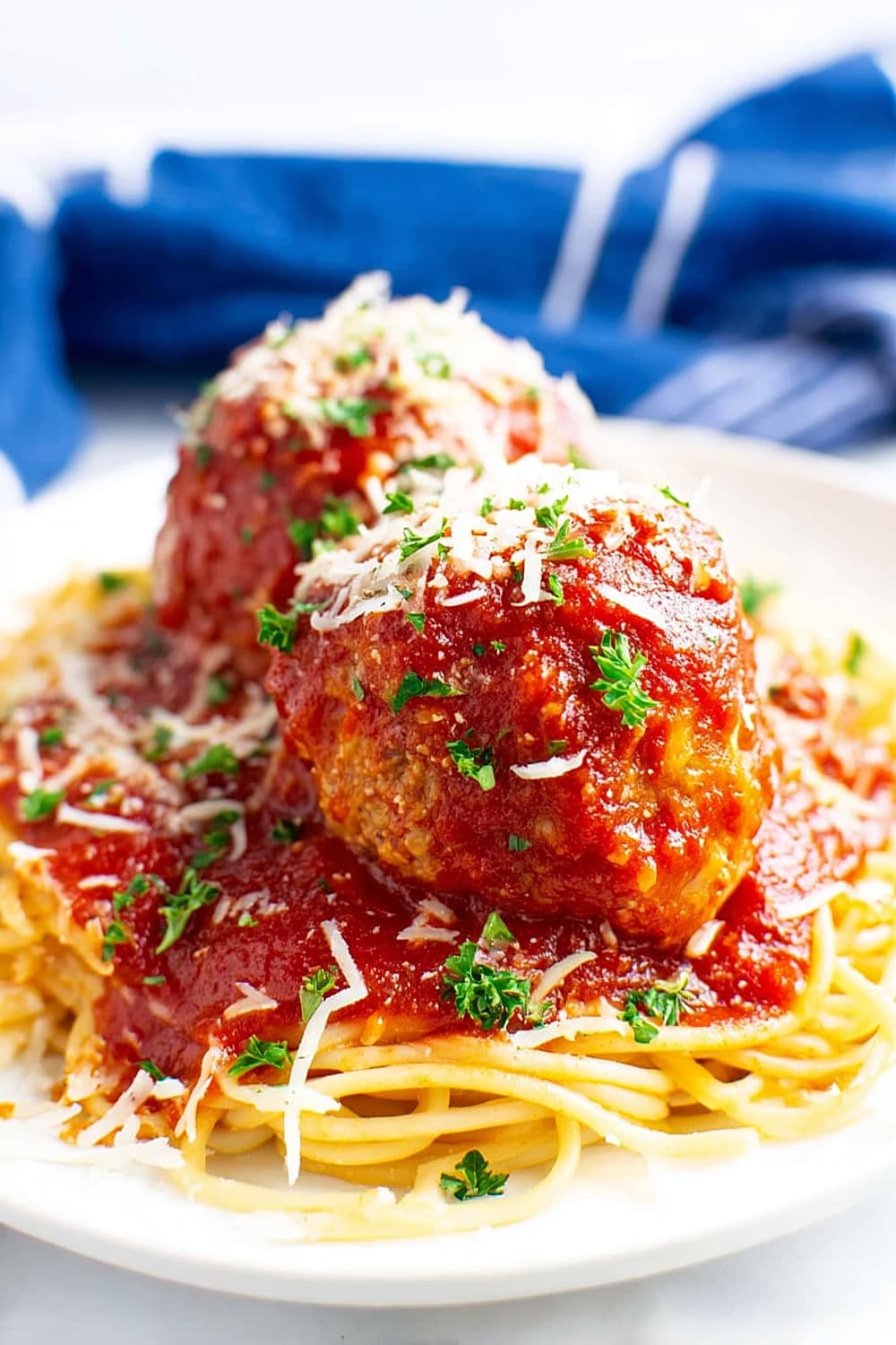 Turkey Meatballs and Spaghetti