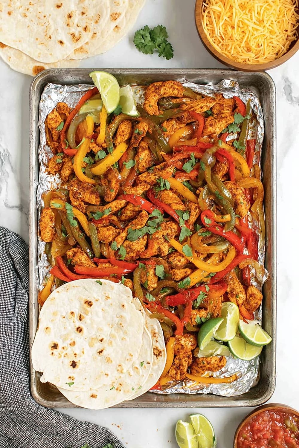 Sheet Pan Chicken Fajitas