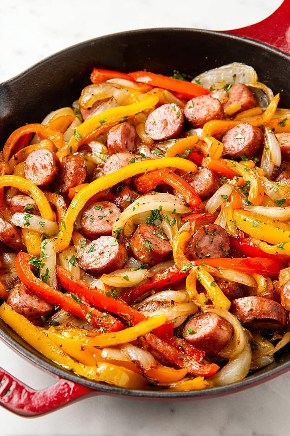 Sausage and Peppers Skillet