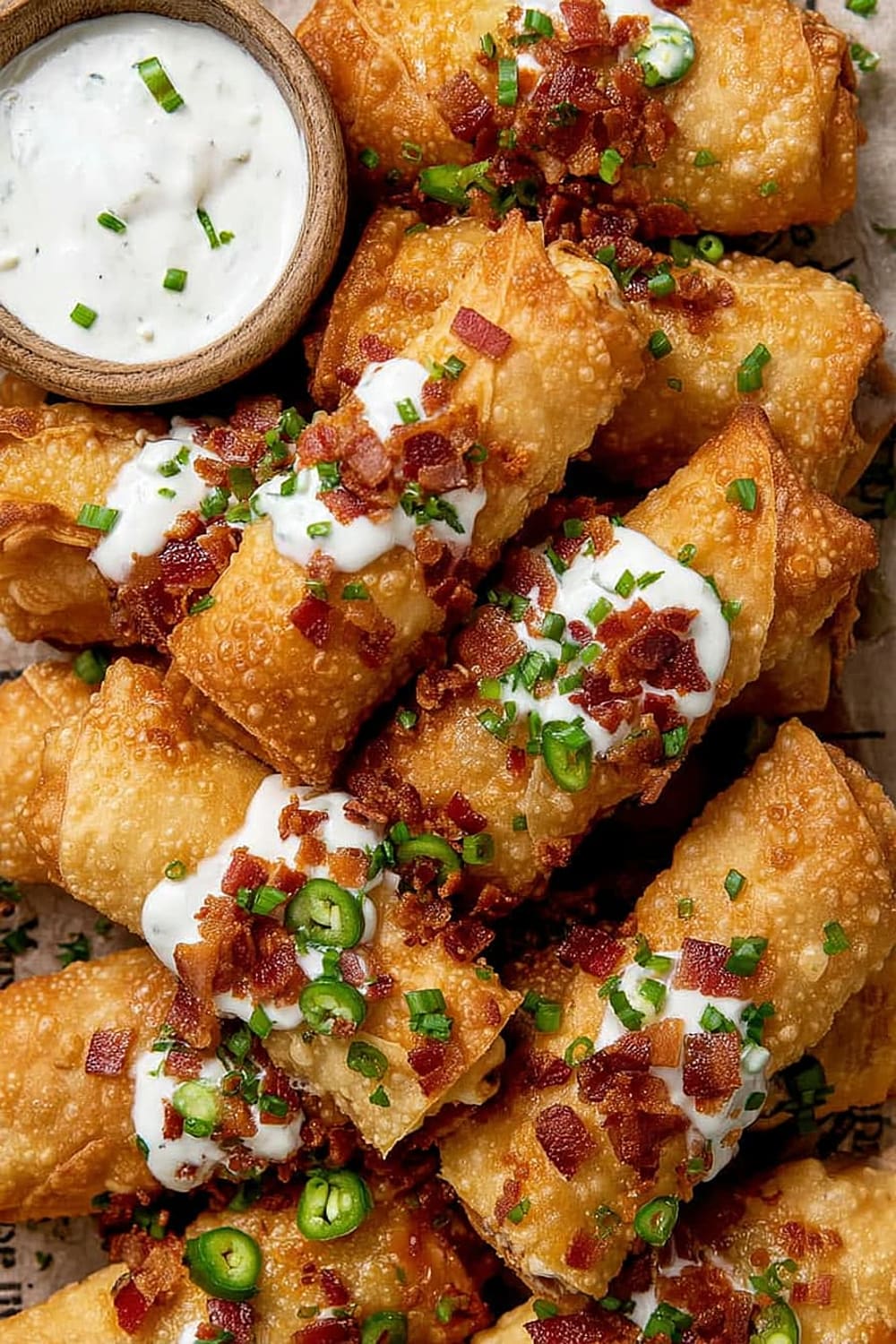 Jalapeno Popper Egg Rolls