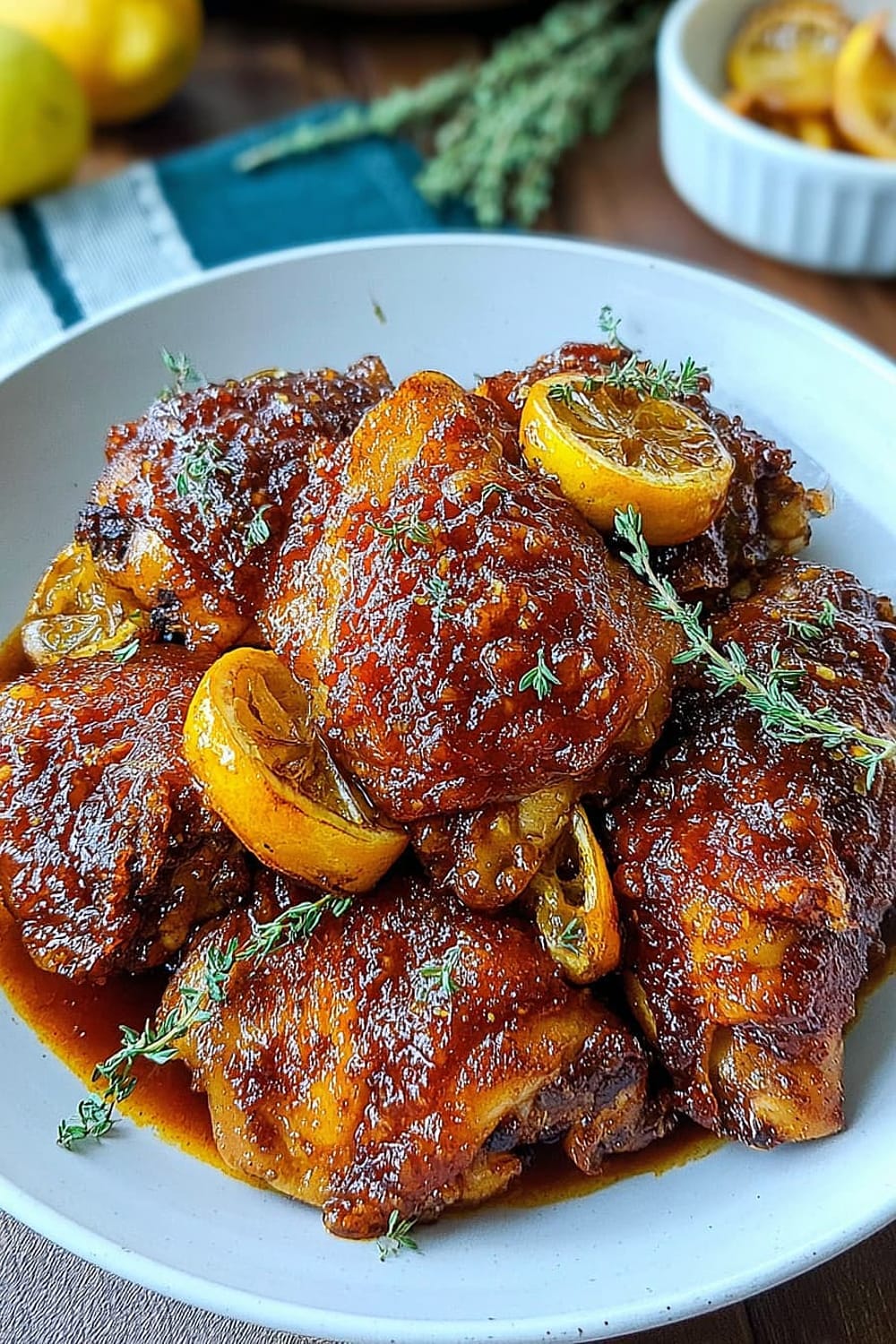 Easy Honey Garlic Lemon Pepper Chicken Thighs