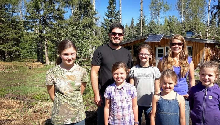 A Family Built Off-Grid on 40 Acres — Home Cost Under $25K