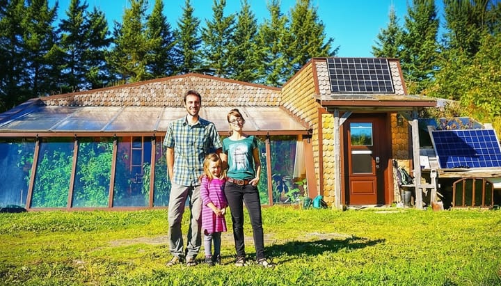 The Stone Earthship That Lets a Family Travel — No Mortgage