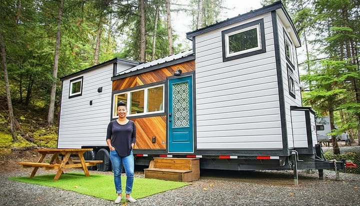This Tiny 30-Foot Cottage Sleeps Nine — Wait Until You See the Bathroom