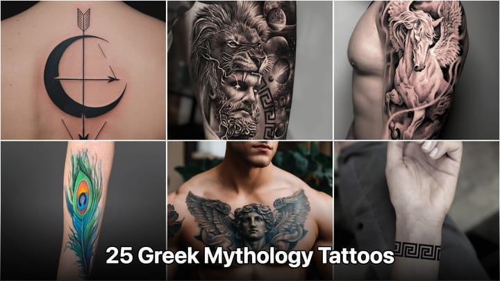 25 Greek Mythology Tattoos That Will Spark Major FOMO