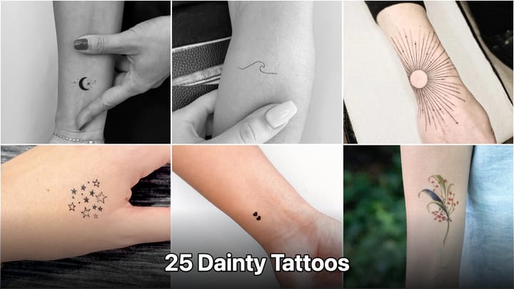 25 Dainty Tattoos You Will Obsess Over