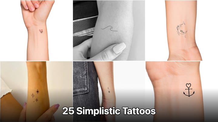 24 Simplistic Tattoos That Make a Big Statement