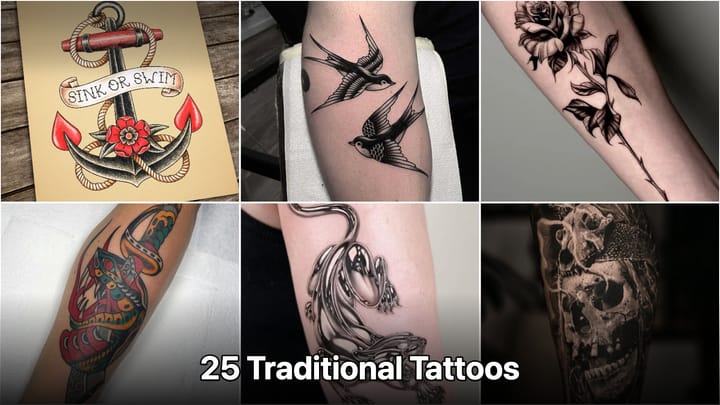 25 Traditional Tattoos That Never Go Out of Style