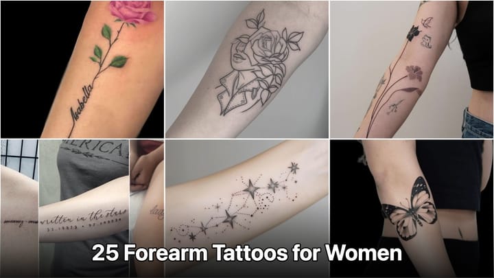 24 Forearm Tattoos for Women That You'll Obsess Over