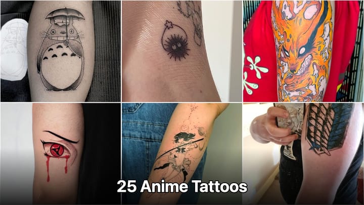 22 Anime Tattoos You Need to See