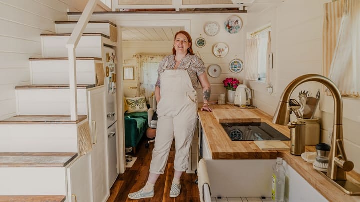 The Yellow Tiny House That Survived a Falling Tree — Then Thrived