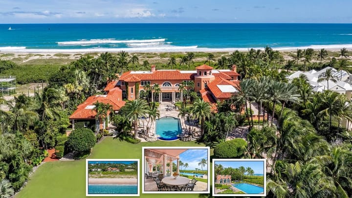 This Mansion Has Its Own Beachfront Cabana and Two Pools