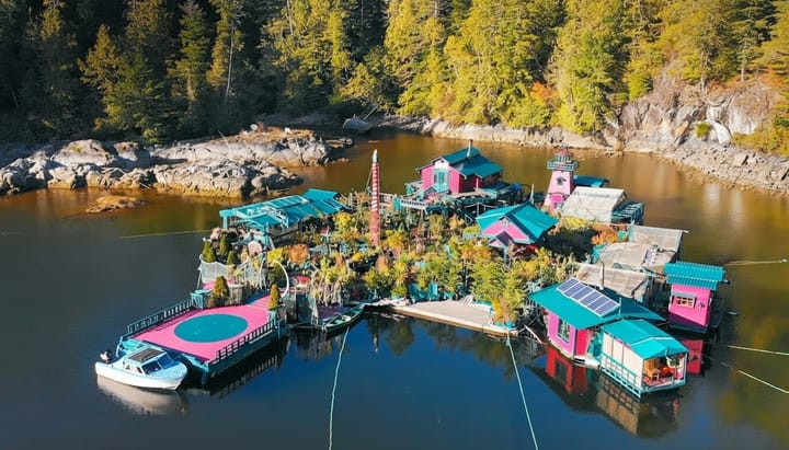 This Man Built An Island Out of Trash