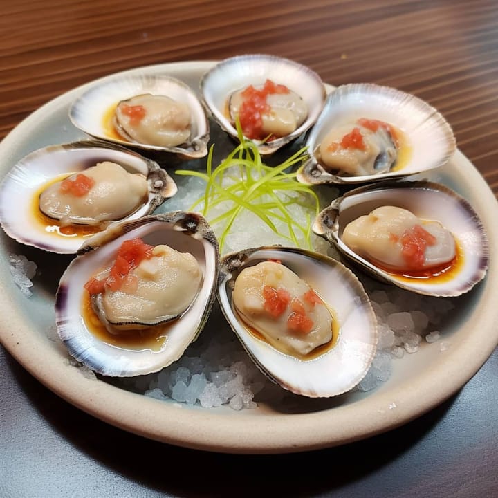 Raw Clams on the Half Shell