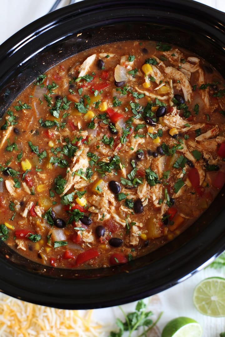 Best Slow Cooker Chicken Fajita Soup Recipe