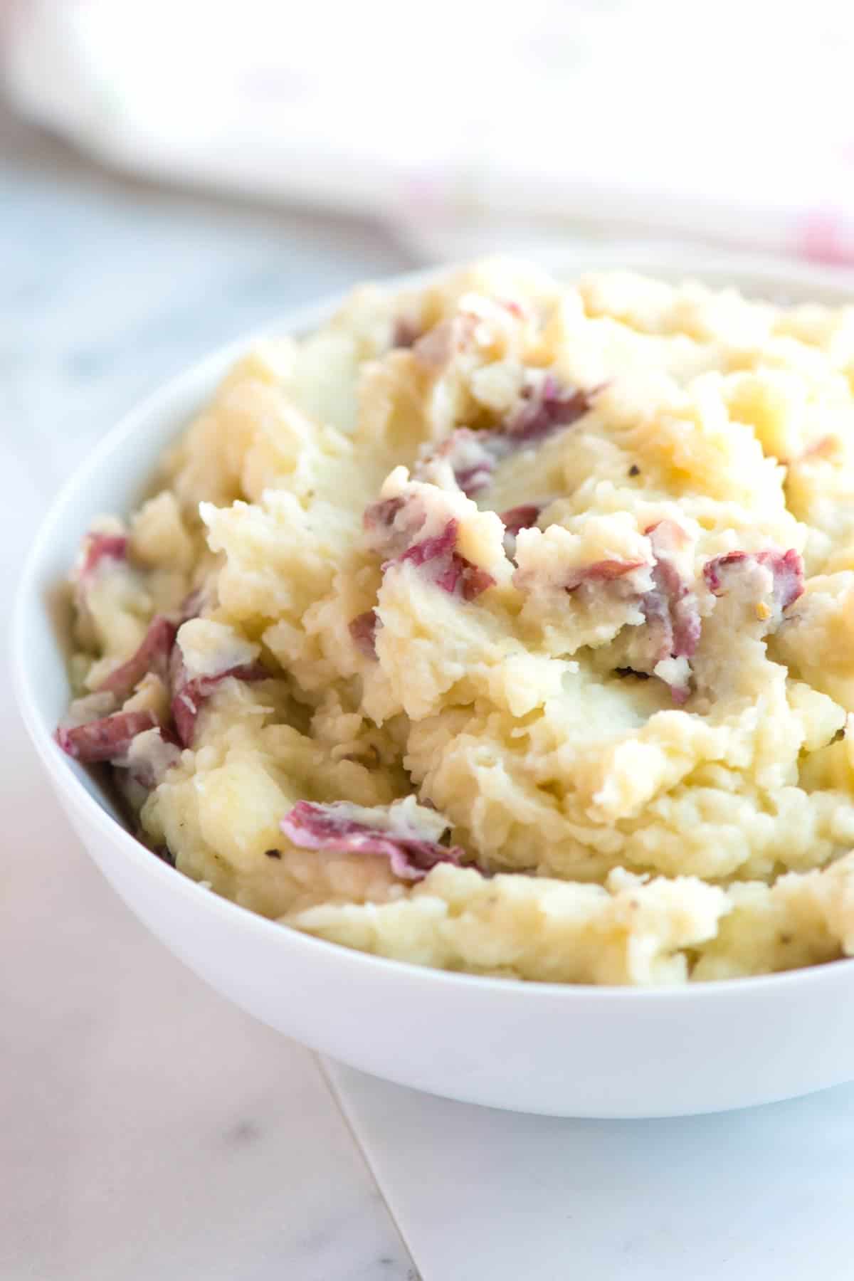 Skin-On Mashed Potatoes Recipe (without peeling)