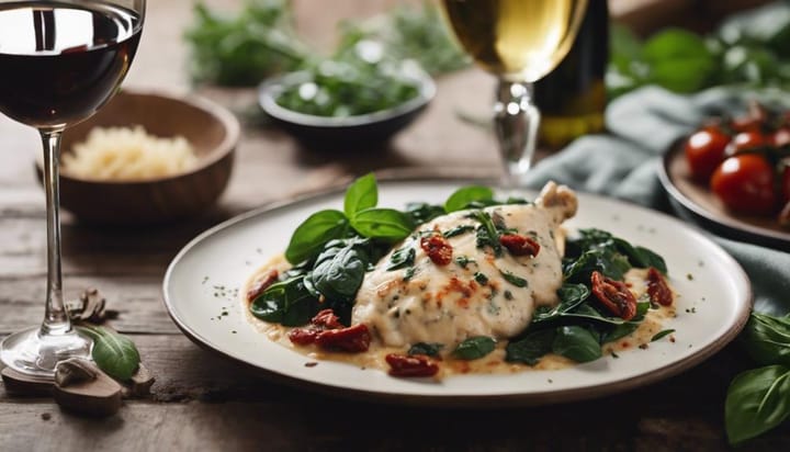 delicious and creamy chicken