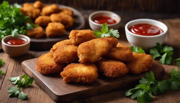 delicious crispy homemade nuggets