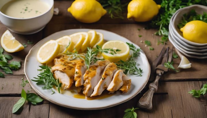 delicious lemon butter chicken