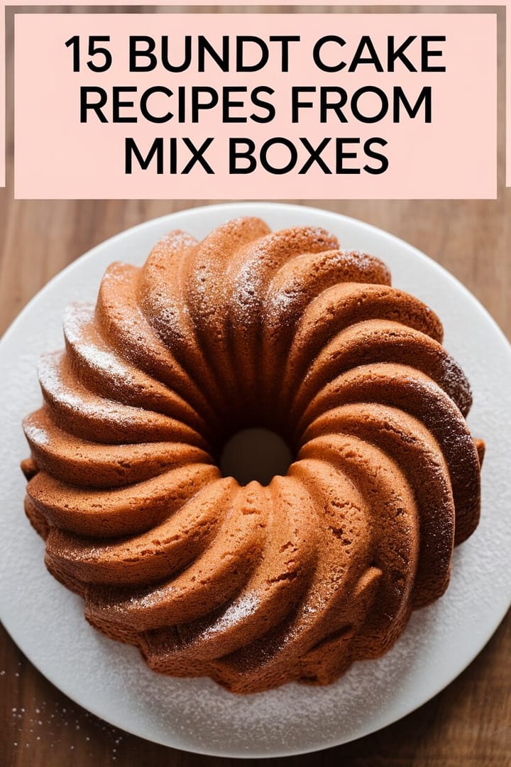 15 Easy & Delicious Bundt Cake Recipes from a Mix Box