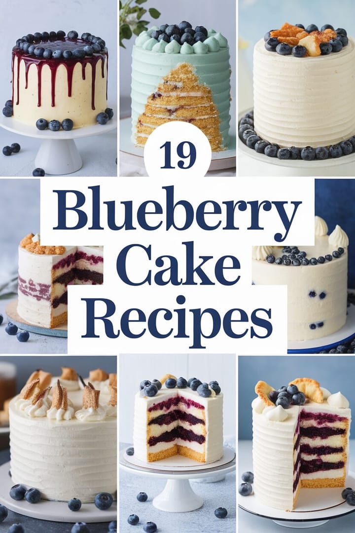 19 Irresistibly Delicious Blueberry Cake Recipes