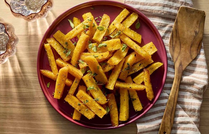 Cheesy Polenta Fries