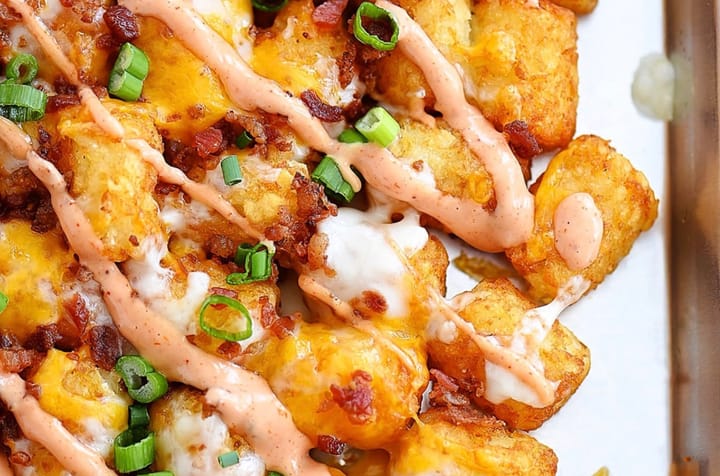 Loaded Tater Tot Nachos