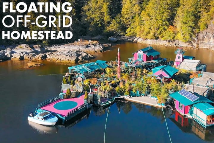 ​This Man Built His Own Island Out Of Trash